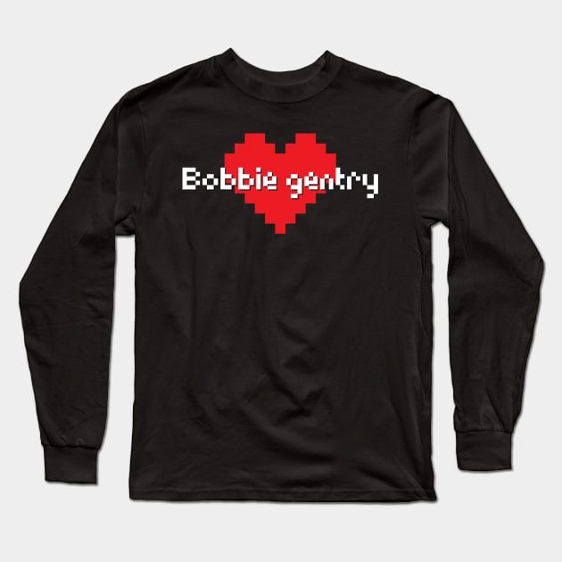 bobbie gentry -> pixel art style Long Sleeve T-Shirt by LadyLily